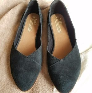 Jutti Black Suede Diamond Emboss Flats